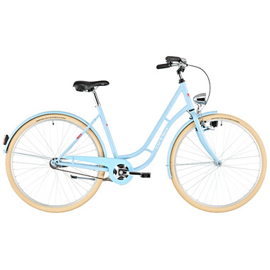 Bicicleta holandesa ORTLER DETROIT 1V WAVE Acero Azul 2020 0